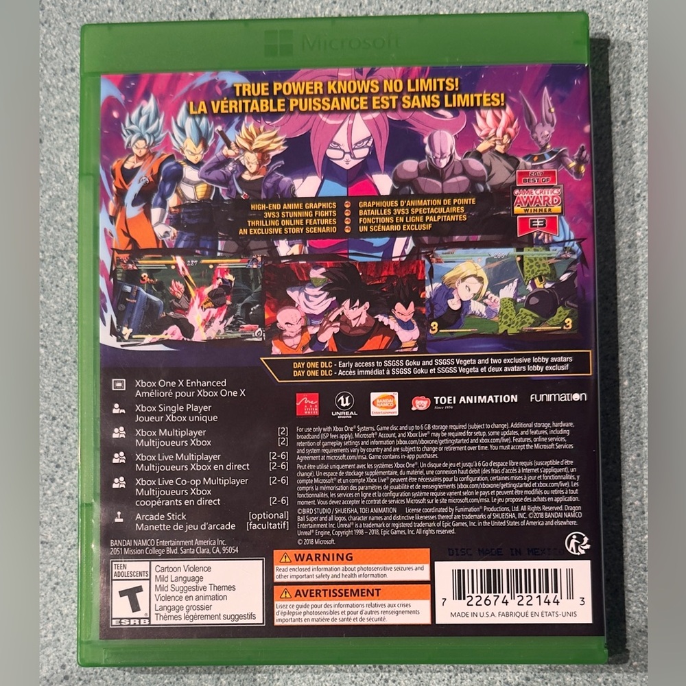 XBox One - Dragon Ball: FighterZ Day One Edition - Picture 2 of 4